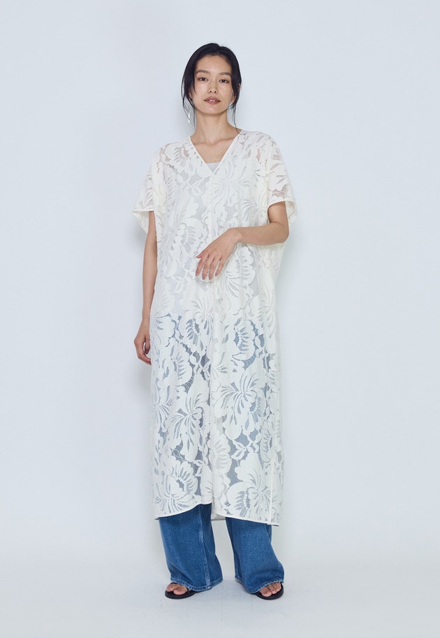 フラワーレースワンピース 詳細画像 Offwhite 3