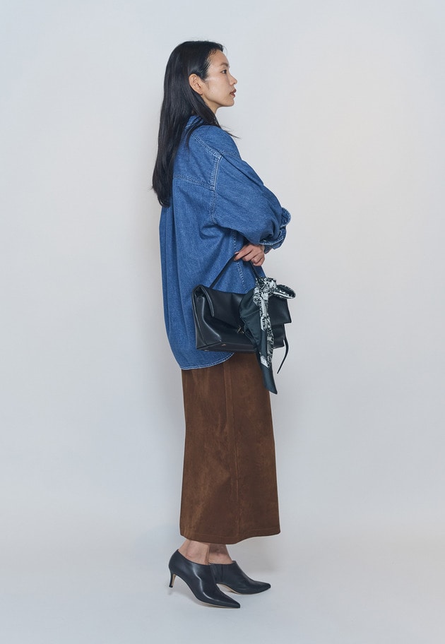 【予約】＜NEEDBY heritage&times;1er Arrondissement＞【別注】デニムシャツ"Sophie" 詳細画像 Indigo 9
