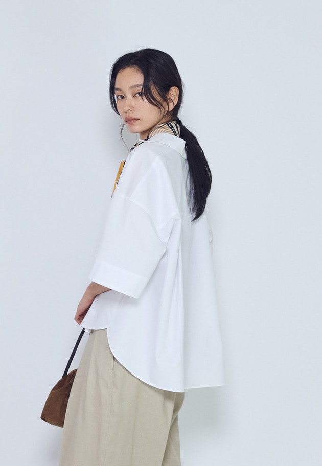 タイプライタースキッパーハーフスリーブシャツ 詳細画像 Offwhite 2