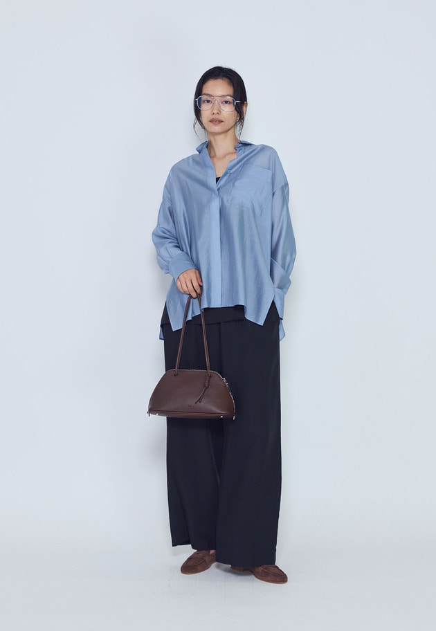 シアーオーバーシャツ 詳細画像 Blue 4