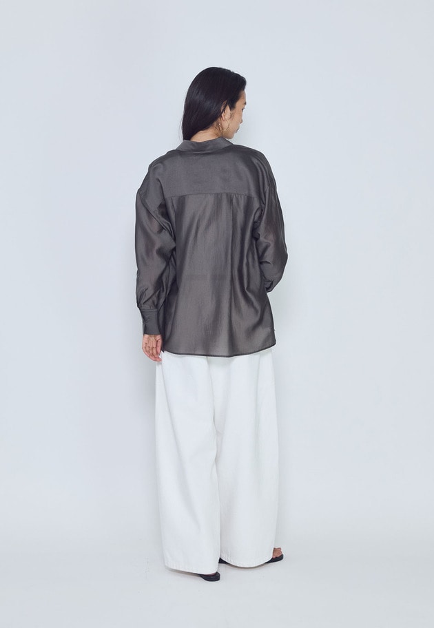 シアーオーバーシャツ 詳細画像 Khaki 5