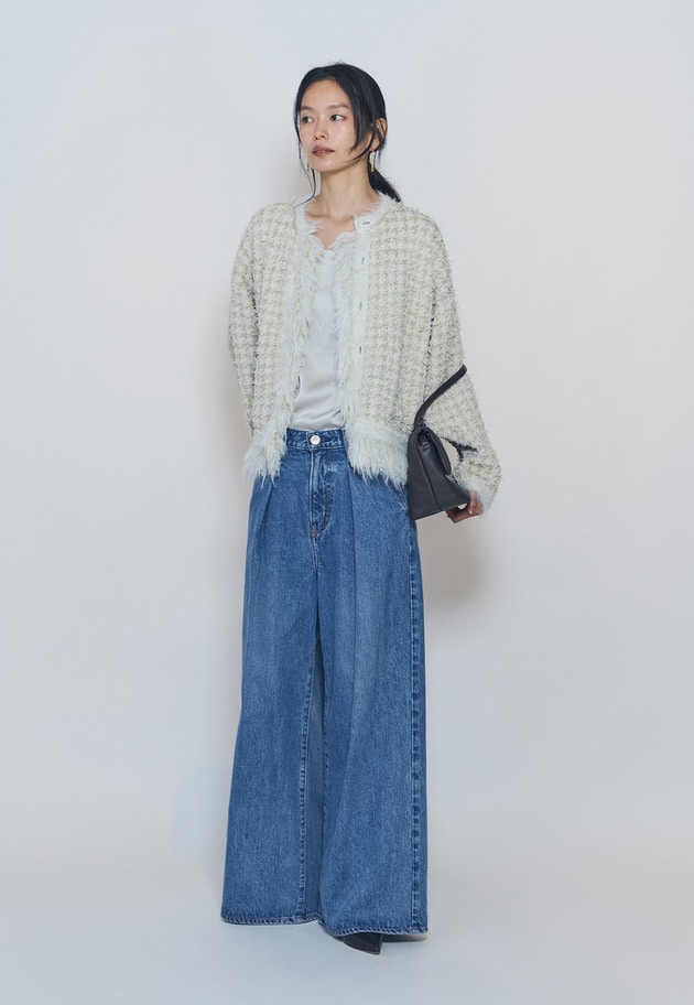 【予約】＜NEEDBY heritage&times;1er Arrondissement＞【別注】デニムパンツ"Charlotte" 詳細画像 Indigo 12