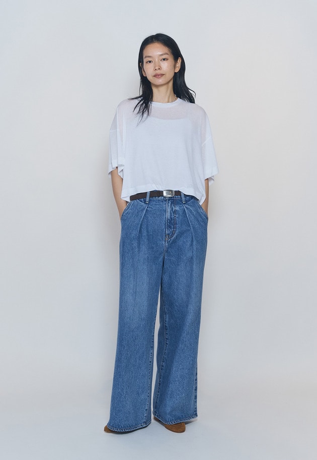 【予約】＜NEEDBY heritage&times;1er Arrondissement＞【別注】デニムパンツ"Charlotte" 詳細画像 Indigo 4