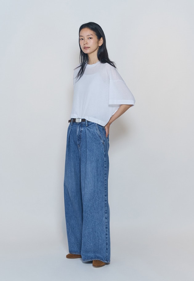 【予約】＜NEEDBY heritage&times;1er Arrondissement＞【別注】デニムパンツ"Charlotte" 詳細画像 Indigo 5