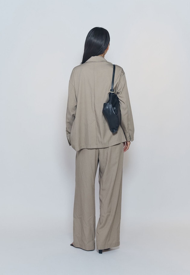 テンセルワイドパンツ 詳細画像 Beige 7