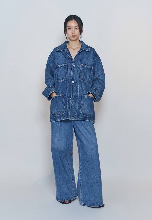 【予約】＜NEEDBY heritage&times;1er Arrondissement＞【別注】カバーオール"Colette" 詳細画像 Indigo 10