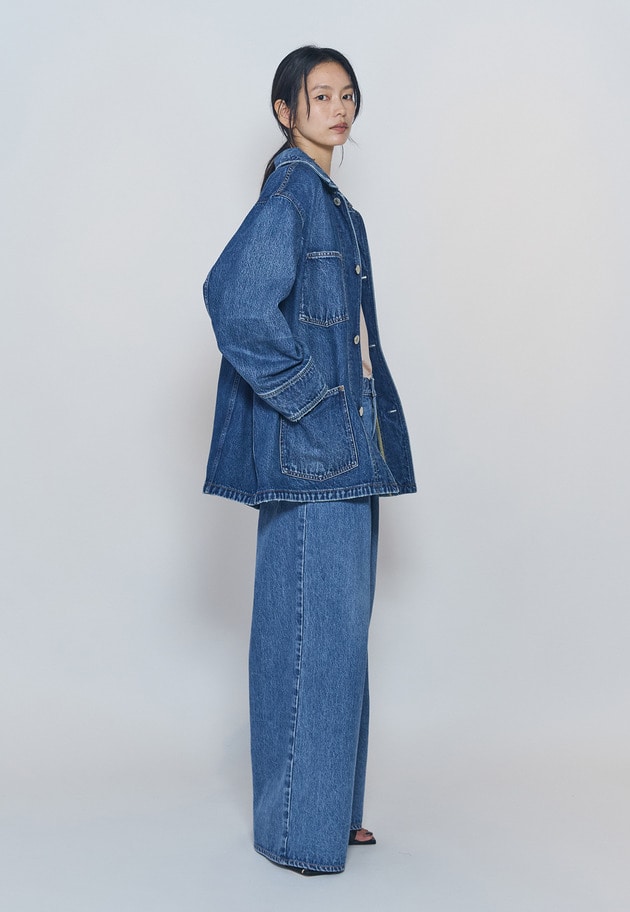【予約】＜NEEDBY heritage&times;1er Arrondissement＞【別注】カバーオール"Colette" 詳細画像 Indigo 5