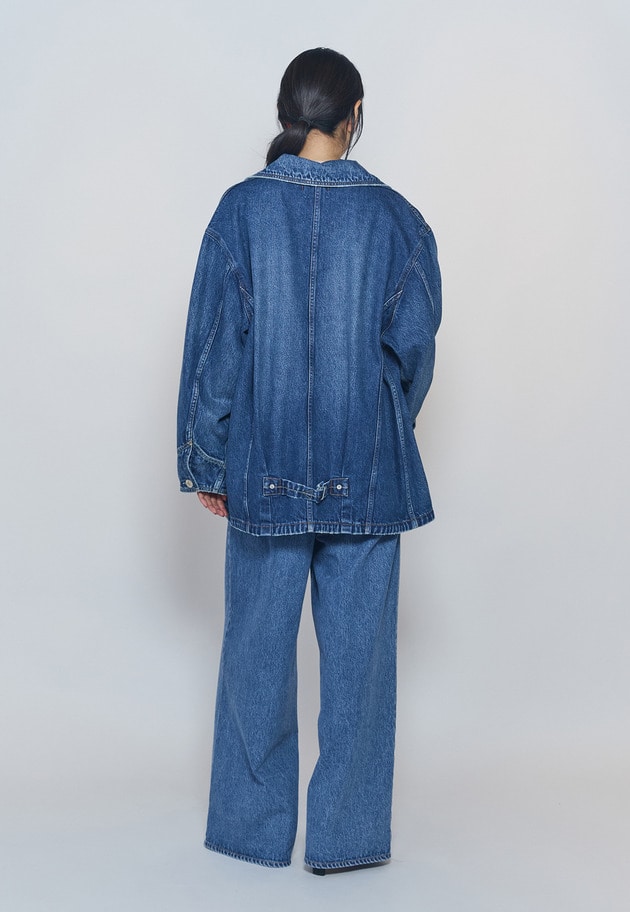 【予約】＜NEEDBY heritage&times;1er Arrondissement＞【別注】カバーオール"Colette" 詳細画像 Indigo 6