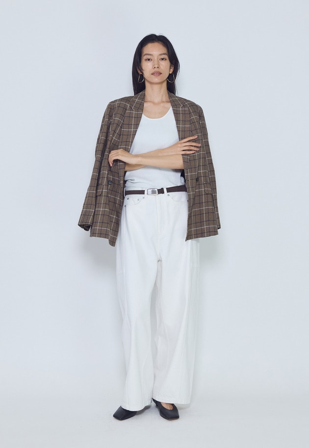 スクープネックリブニットタンクトップ 詳細画像 Offwhite 6