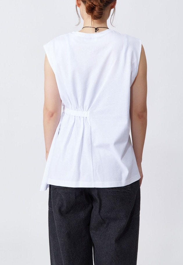 コットンポンチアシメトップス 詳細画像 White 10