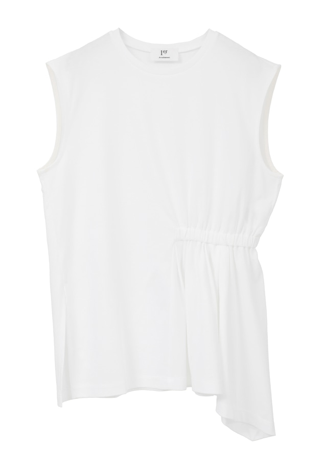 コットンポンチアシメトップス 詳細画像 White 11