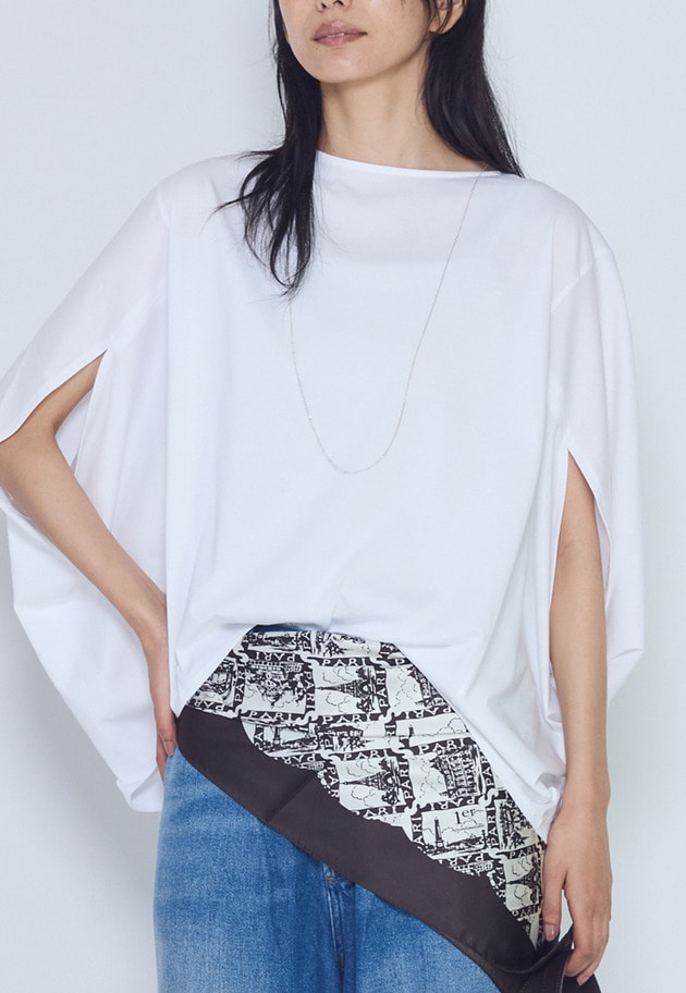 クリアー天竺フォルムTシャツ 詳細画像 Offwhite 3