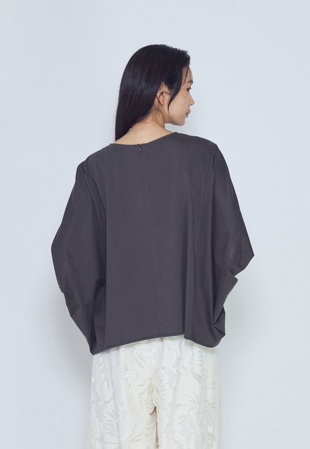 クリアー天竺フォルムTシャツ 詳細画像 Charcoal 3
