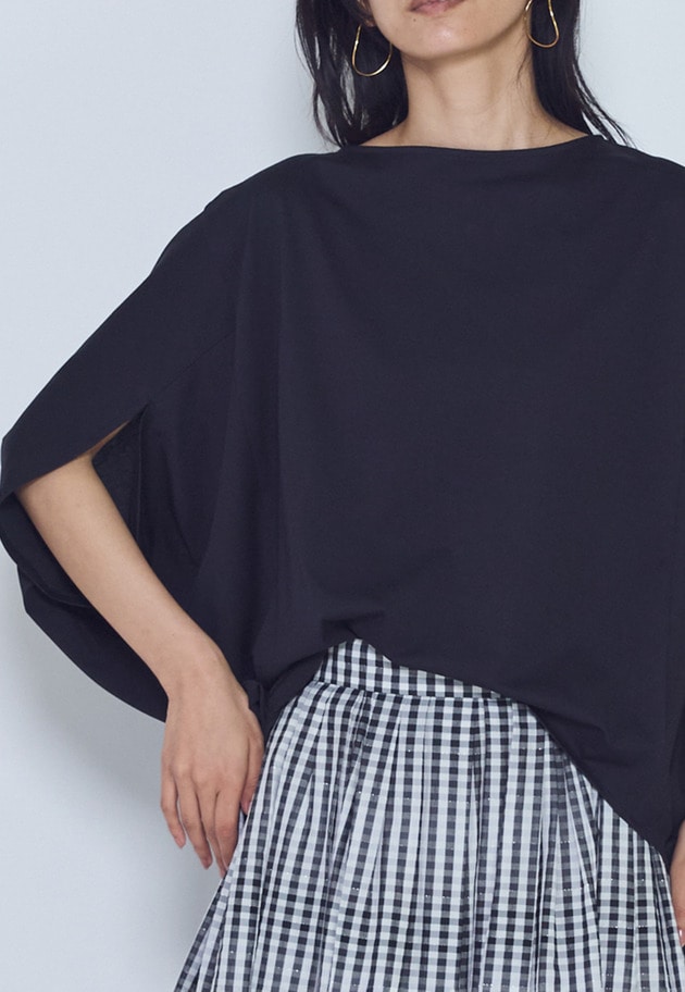 クリアー天竺フォルムTシャツ 詳細画像 Black 3