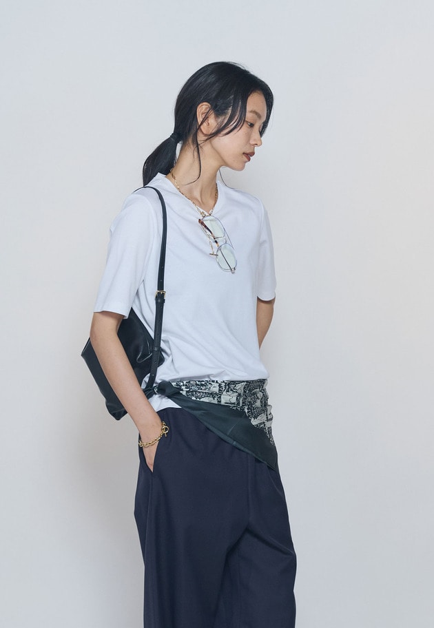 スーピマポンチコンパクトＴシャツ 詳細画像 Offwhite 2