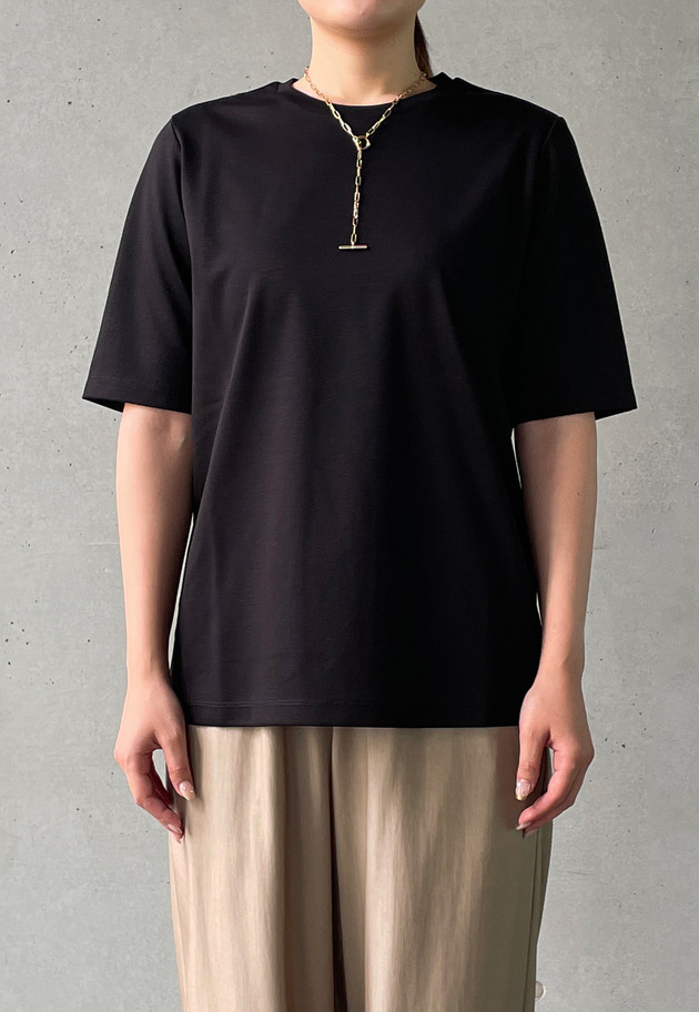 スーピマポンチコンパクトＴシャツ 詳細画像 Black 1