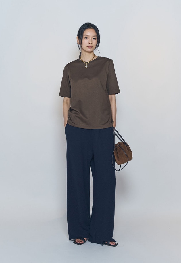 スーピマポンチコンパクトＴシャツ 詳細画像 Brown 3