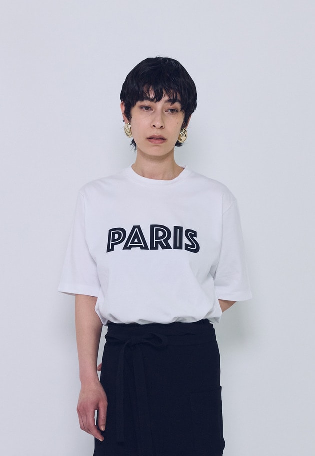 【予約】プリントTシャツ&rdquo;PARIS&rdquo; 詳細画像 Offwhite 1