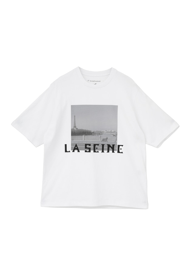 USコットン " SEINE"プリントTシャツ 詳細画像 Offwhite 11