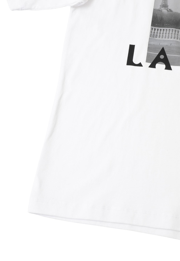 USコットン " SEINE"プリントTシャツ 詳細画像 Offwhite 16