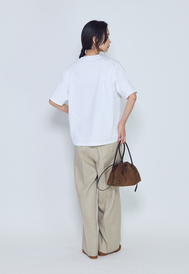 【予約】USコットン " SEINE"プリントTシャツ 詳細画像 Offwhite 8