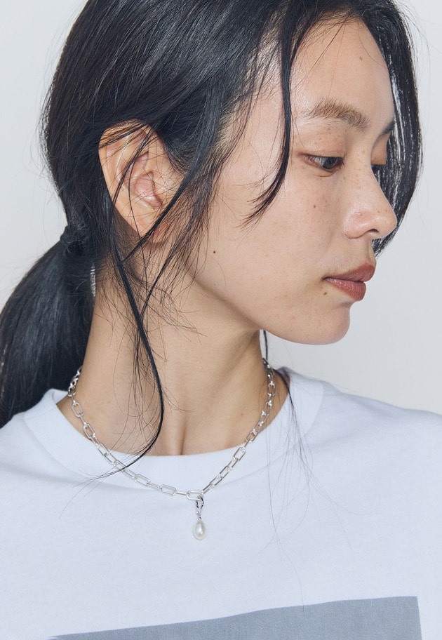 ＜YVETTE（イヴェット）＞別注パールチャーム 詳細画像 Silver 3