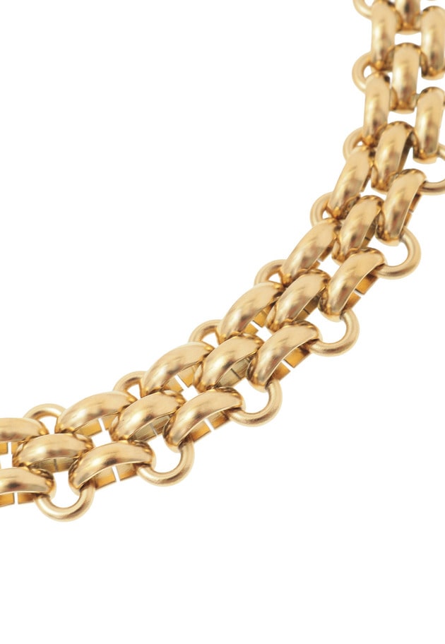 ＜MERAKI（メラキ）＞バンドチェーンネックレス 詳細画像 Gold 5