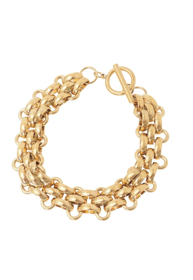 ＜MERAKI（メラキ）＞バンドチェーンブレスレット 詳細画像 Gold 4