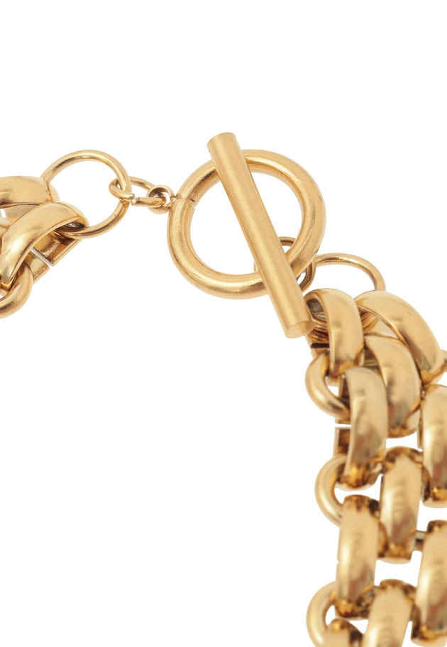 ＜MERAKI（メラキ）＞バンドチェーンブレスレット 詳細画像 Gold 6