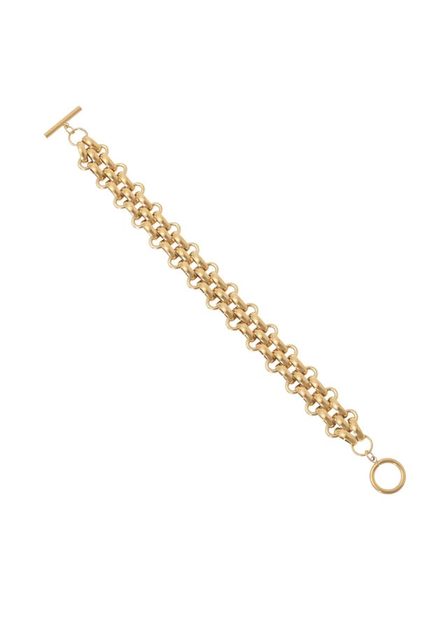 ＜MERAKI（メラキ）＞バンドチェーンブレスレット 詳細画像 Gold 7