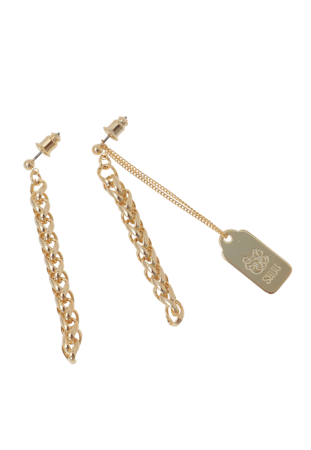 ＜SHUU（ シュウ）＞"玲 REI"チェーンピアス 詳細画像 Gold 11