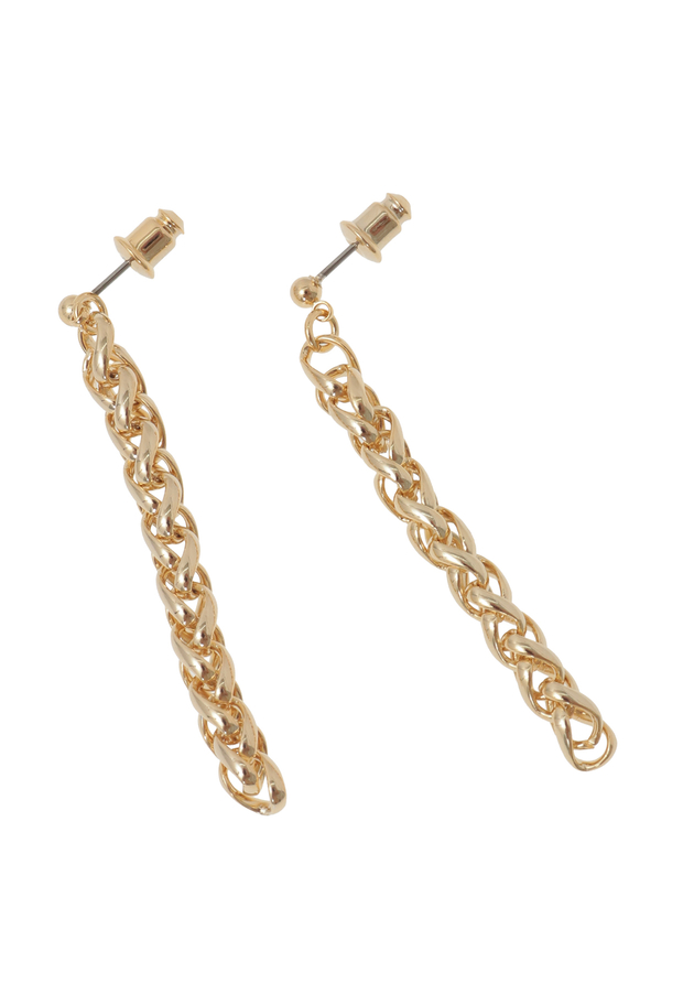＜SHUU（ シュウ）＞"玲 REI"チェーンピアス 詳細画像 Gold 12