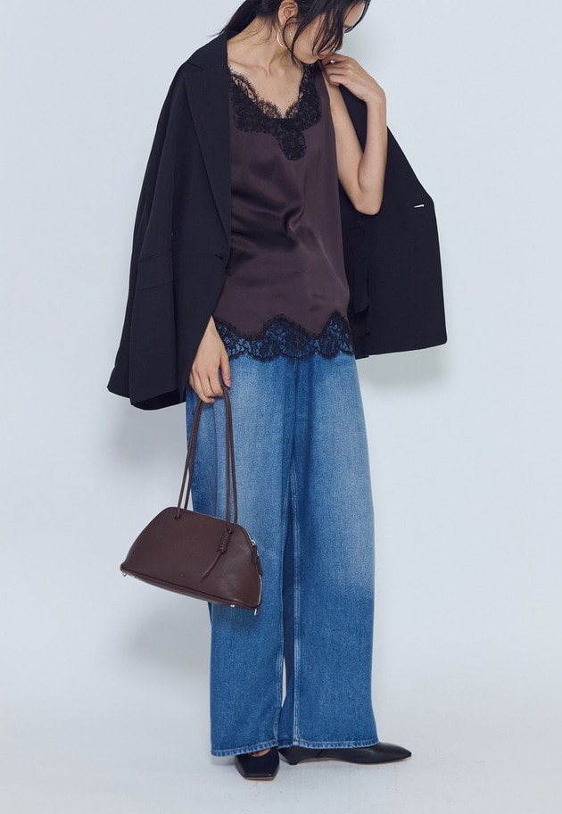 【予約】＜＆MyuQ (アンドミューク)＞"HACO"ショルダーバッグ 詳細画像 Dark brown 3