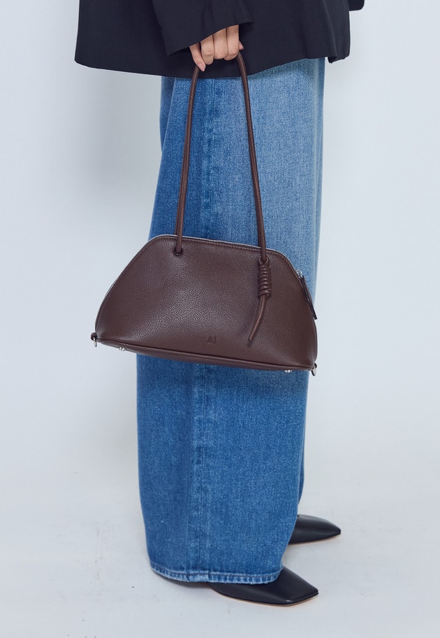【予約】＜＆MyuQ (アンドミューク)＞"HACO"ショルダーバッグ 詳細画像 Dark brown 4
