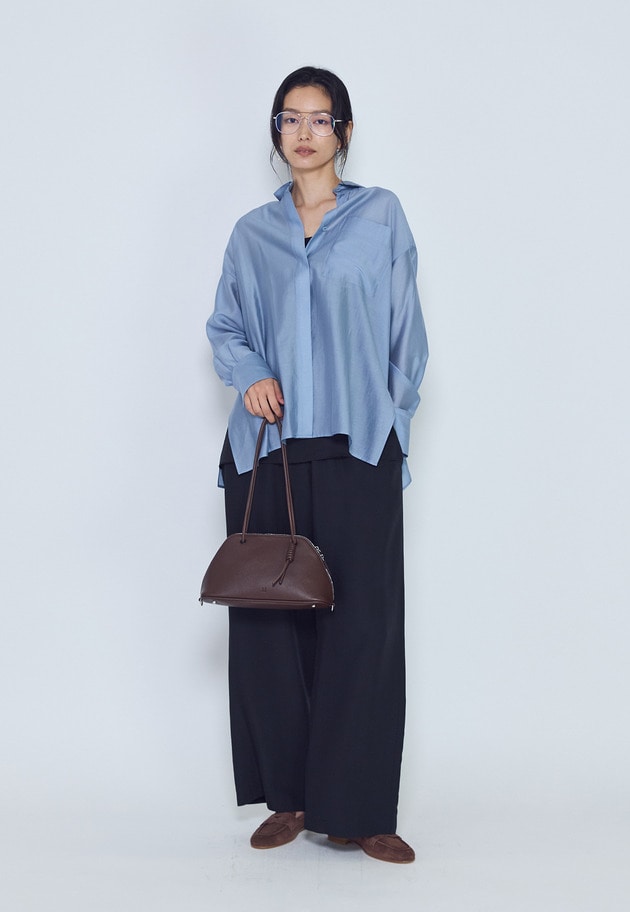 【予約】＜＆MyuQ (アンドミューク)＞"HACO"ショルダーバッグ 詳細画像 Dark brown 5