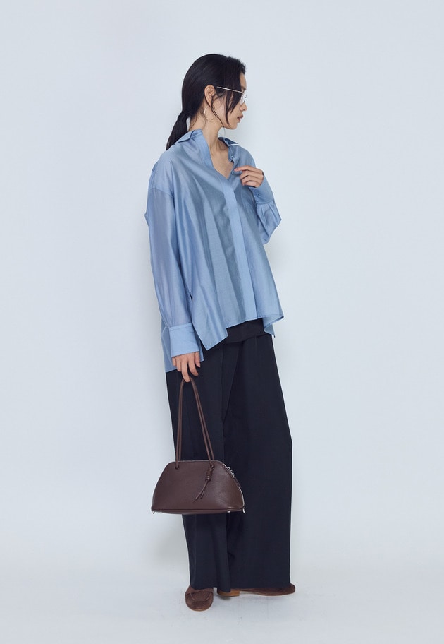 【予約】＜＆MyuQ (アンドミューク)＞"HACO"ショルダーバッグ 詳細画像 Dark brown 6
