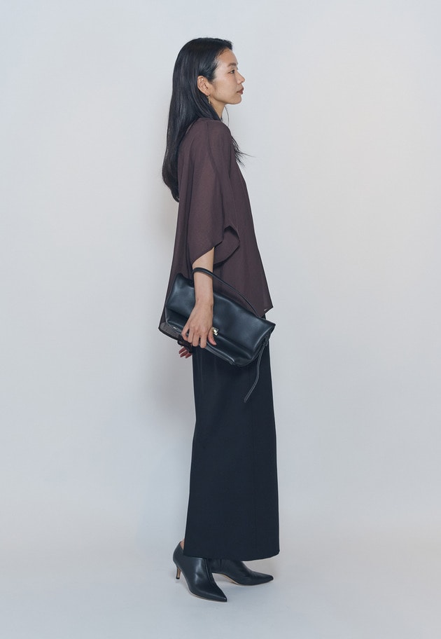＜PUNTI（プンティ）＞&ldquo;GRAFT-FLAP&rdquo;ショルダーバッグ 詳細画像 Black 6