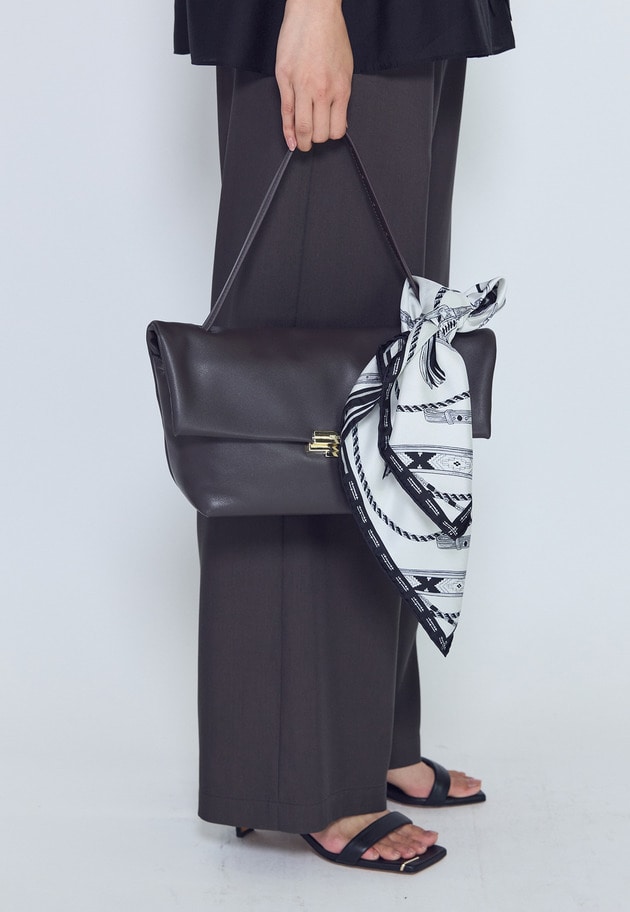 ＜PUNTI（プンティ）＞&ldquo;GRAFT-FLAP&rdquo;ショルダーバッグ 詳細画像 Dark Brown 2