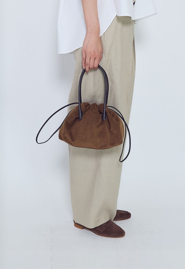 ＜MARY AL TERNA (メアリ オル ターナ)＞別注"WRING"ハンドバッグ 詳細画像 Brown 2