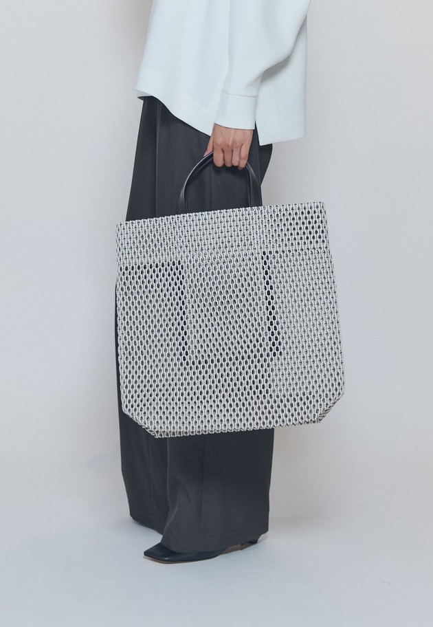 ＜MARY AL TERNA (メアリ オル ターナ)＞別注"GAP"トートバッグ 詳細画像 Ivory 1