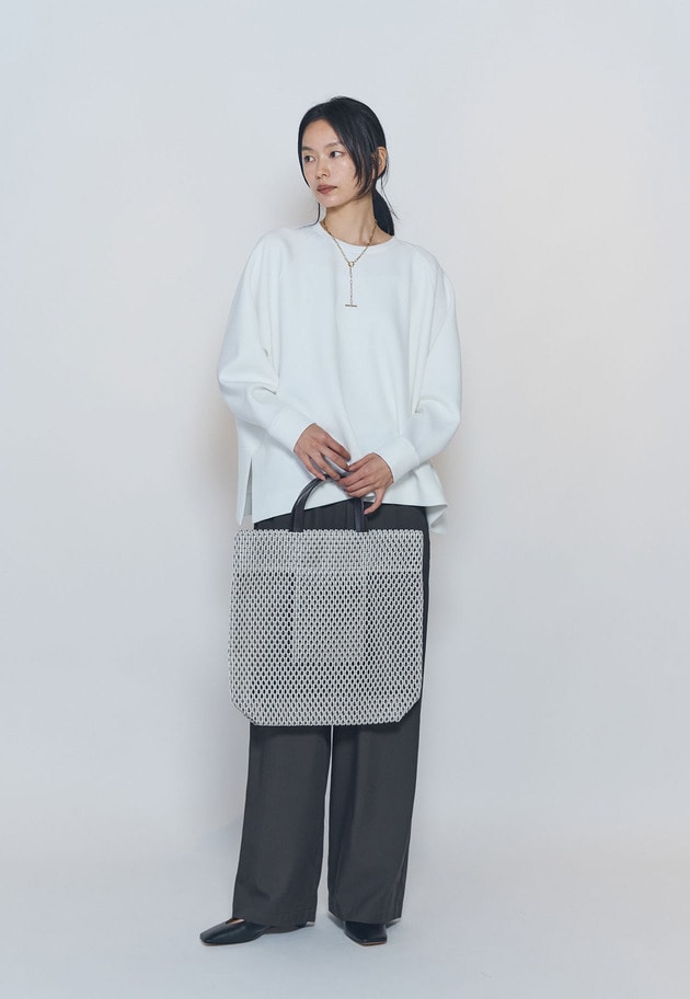 ＜MARY AL TERNA (メアリ オル ターナ)＞別注"GAP"トートバッグ 詳細画像 Ivory 2