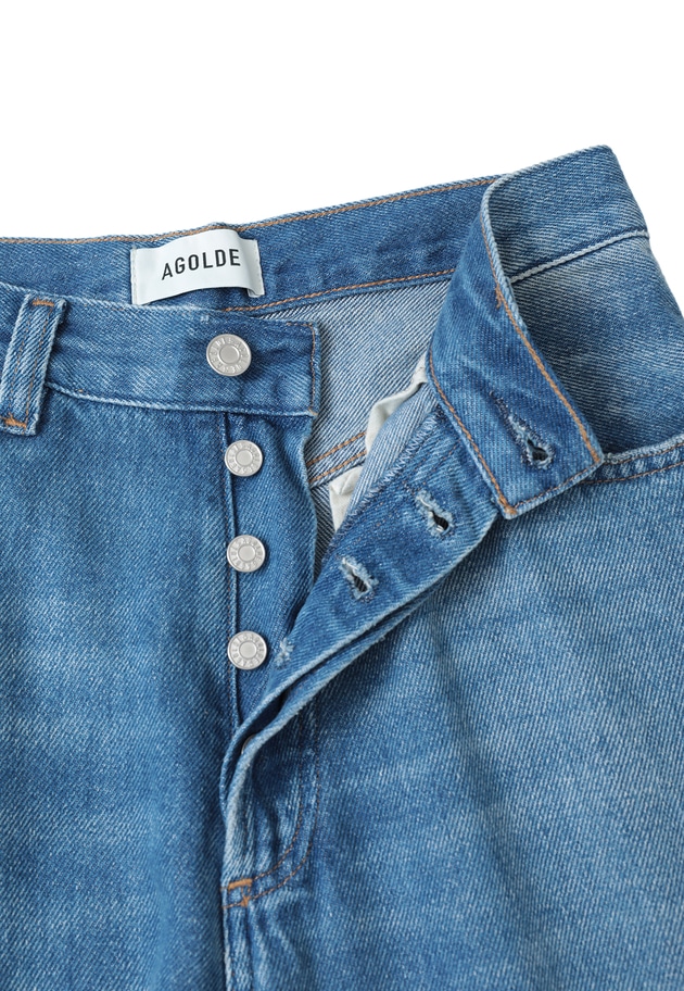 ＜AGOLDE （エーゴールドイー）＞"ROUNDED BAGGY"デニムパンツ 詳細画像 Blue 14