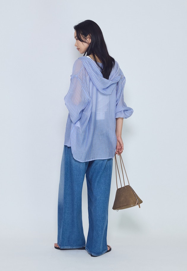 【予約】＜AGOLDE （エーゴールド―イー）＞"ROUNDED BAGGY"デニムパンツ 詳細画像 Blue 5
