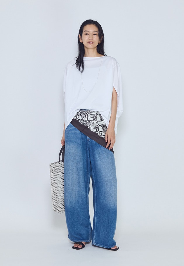 【予約】＜AGOLDE （エーゴールド―イー）＞"ROUNDED BAGGY"デニムパンツ 詳細画像 Blue 8
