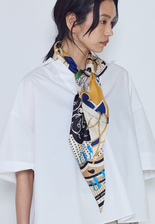 ＜manipuri (マニプリ)＞別注ダイヤ型スカーフ