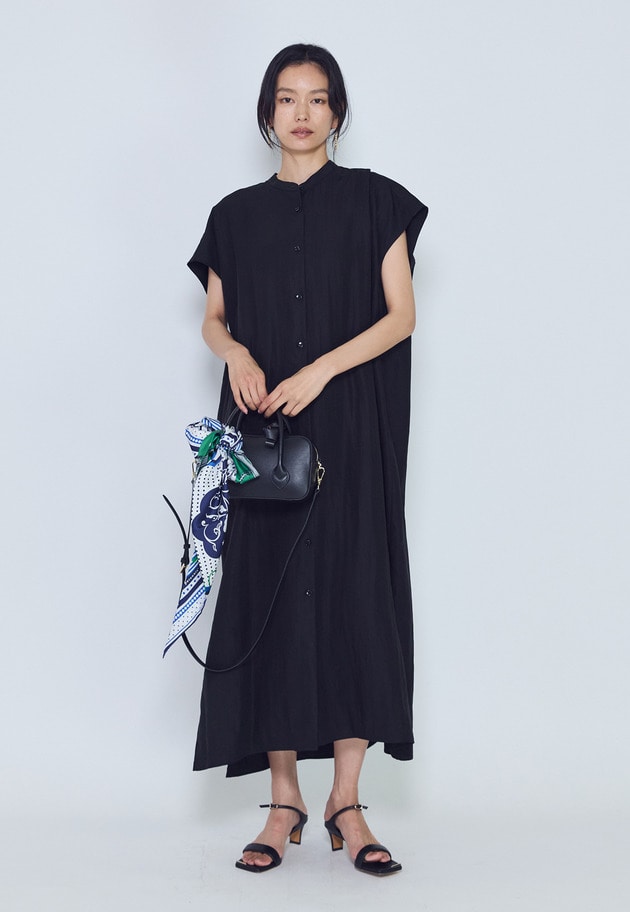 ＜manipuri (マニプリ)＞別注ダイヤ型スカーフ 詳細画像 Navy 6