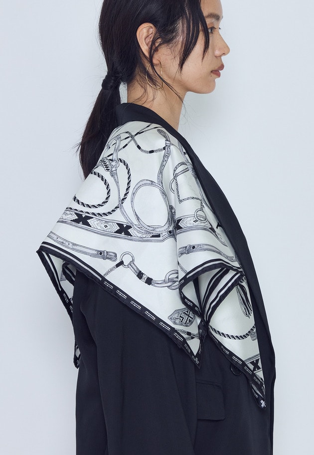 ＜manipuri (マニプリ)＞ネイティブビットスカーフ 詳細画像 Offwhite 2