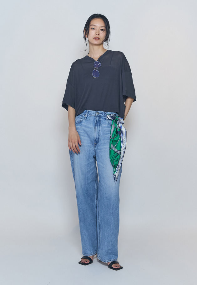 ＜upper hights / アッパーハイツ＞"SHORELINE WIDE TEE"カットソー 詳細画像 Charcoal 3