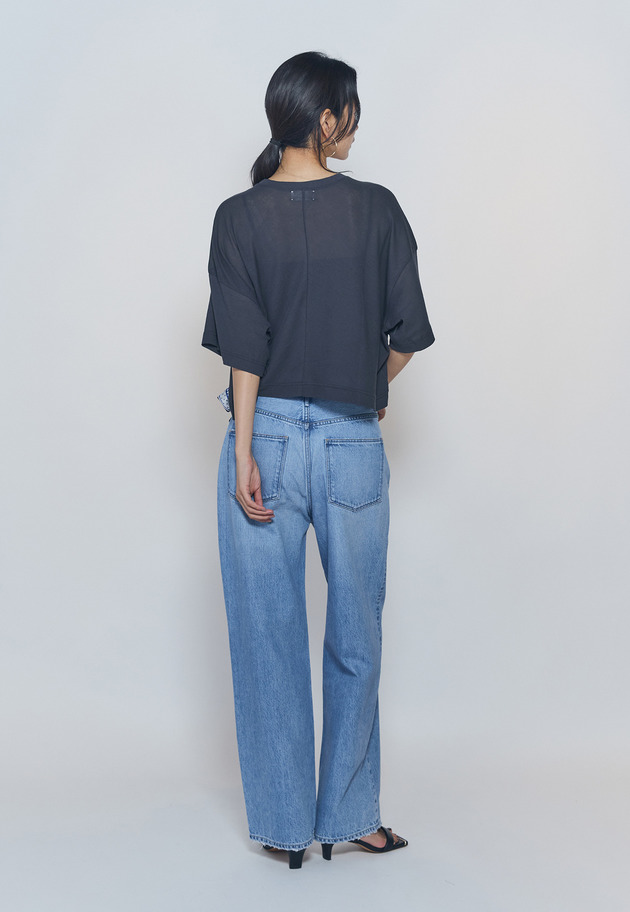 ＜upper hights / アッパーハイツ＞"SHORELINE WIDE TEE"カットソー 詳細画像 Charcoal 6