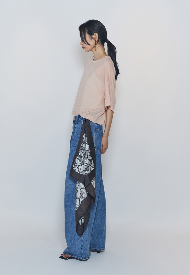 ＜upper hights / アッパーハイツ＞"SHORELINE WIDE TEE"カットソー 詳細画像 Pink 5